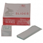 72 glasse slides + 100 slide covers